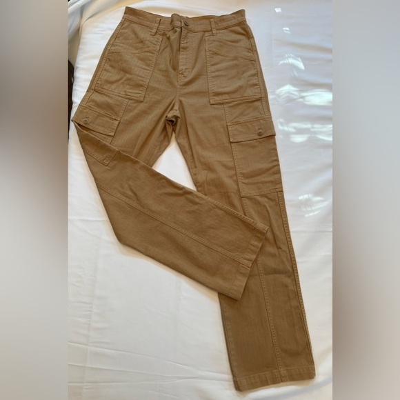Madewell 90's Straight Cargo Pants Size 29 Beige Khaki Casual Straight Leg - Picture 1 of 14